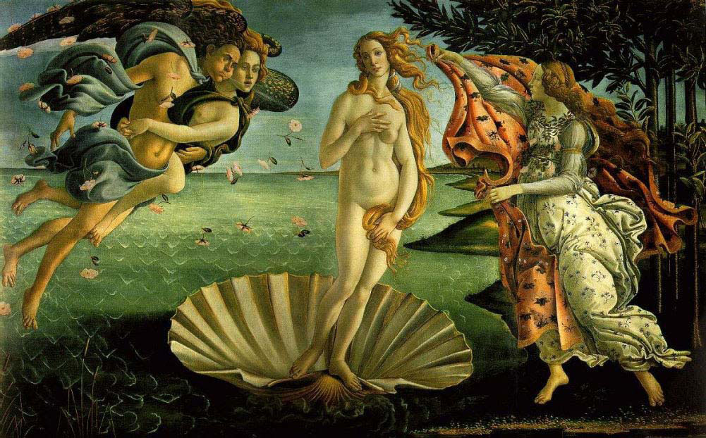 The birth of Venus